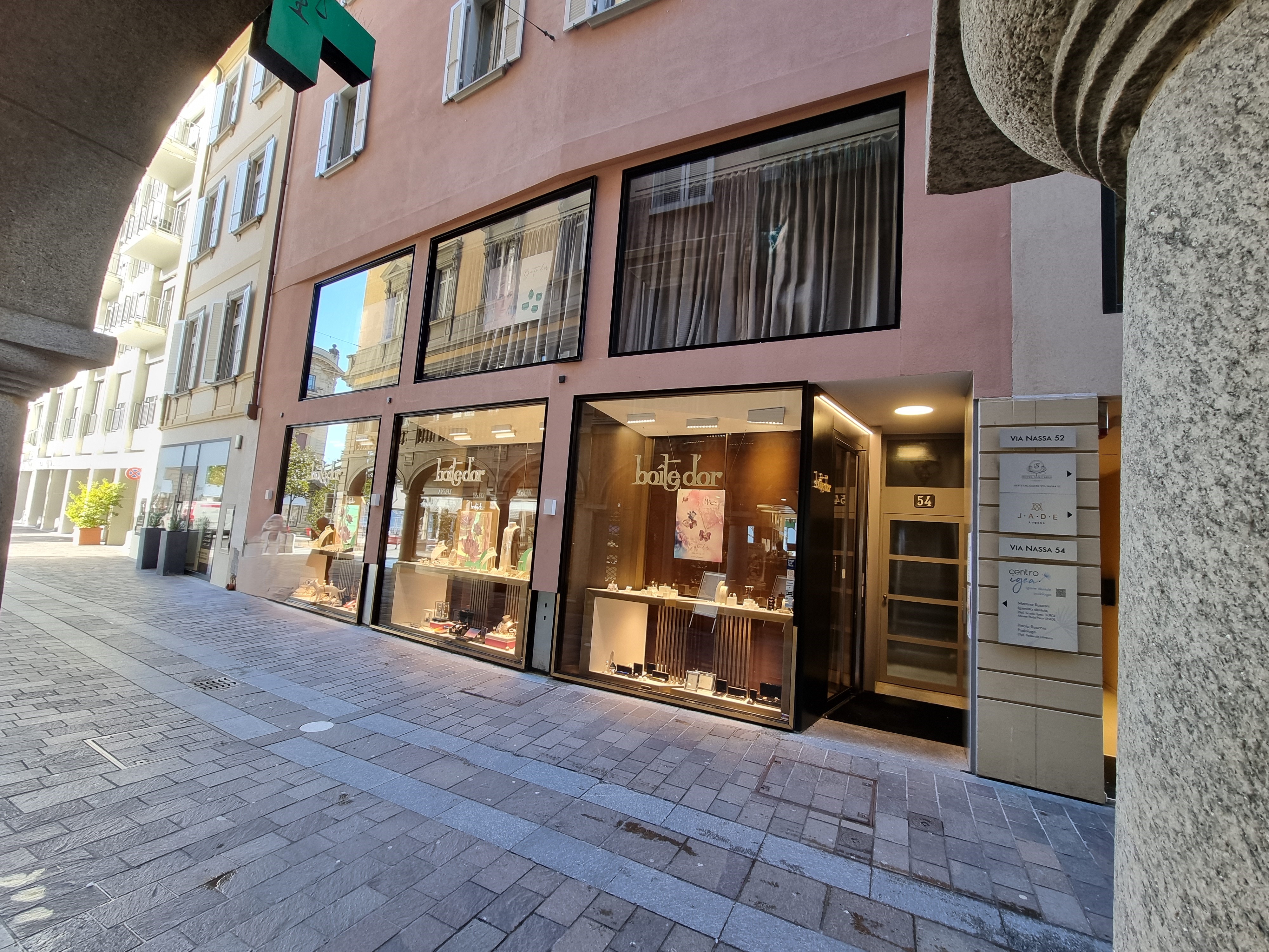 Ingresso dello Studio Rusconi a Lugano